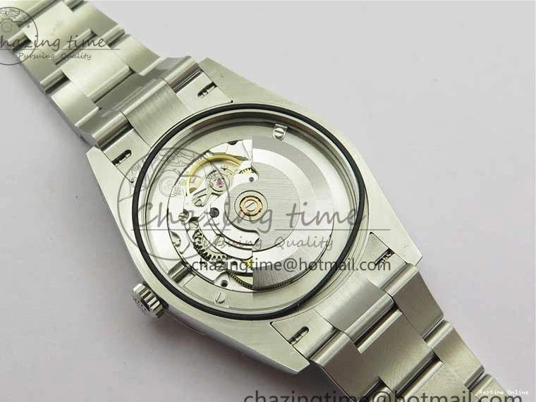 0103 FashionForward Oyster Perpetual 41mm 124300 ROF 1:1 Best Edition 904L Steel Dark Blue Dial on SS Bracelet A 2666